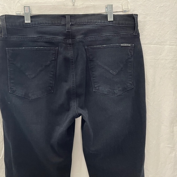 Hudson Jeans Womens Size 32 Nico Super Skinny Mid Rise Dark Wash Stretch Logo - Picture 4 of 10